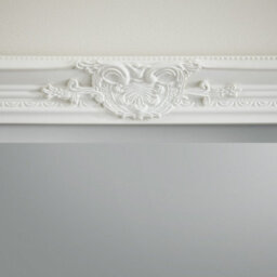 Wall Mirror Highbury Bevelled edge Glass Rectangle Shape with Antique White Frame- H 104cm x W 74cm x D 3.5cm - thumbnail 2