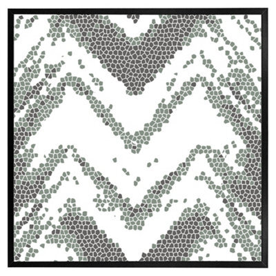 "Andrew Lee Grunge Lines (Picutre Frame) / 20X20"" / Brown" - image 1