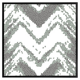 "Andrew Lee Grunge Lines (Picutre Frame) / 20X20"" / Brown" - thumbnail 5
