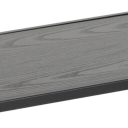 Furniture To Go Seaford Wide Black Metal Bookcase With 4 Black Oak Shelves - thumbnail 7