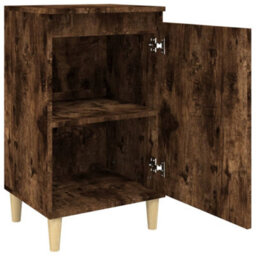 Berkfield Bedside Cabinet Smoked Oak 40X35X70 Cm Engineered Wood - thumbnail 6