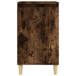 Berkfield Bedside Cabinet Smoked Oak 40X35X70 Cm Engineered Wood - thumbnail 5
