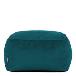 icon Amara Velvet Bean Bag Pouffe Teal Green - thumbnail 1