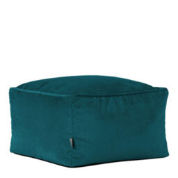 icon Amara Velvet Bean Bag Pouffe Teal Green - thumbnail 4