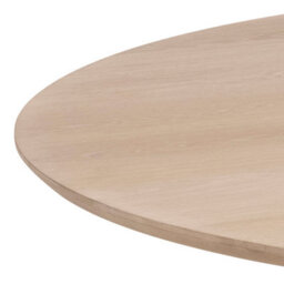 Furniture To Go Christo Round Dining Table In White Pigmented Oak - thumbnail 8