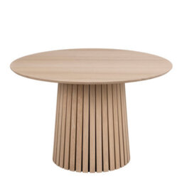 Furniture To Go Christo Round Dining Table In White Pigmented Oak - thumbnail 2