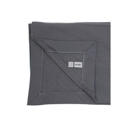 Gildan Heavy Blend Stadium Blanket Charcoal (One Size)