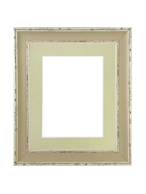 Frames By Post Scandi Clay Frame With Light Grey Mount For Image Size A3 - image 1