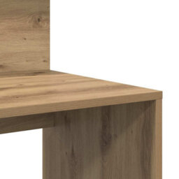 Berkfield Desk With Storage Artisan Oak 90X48X101.5 Cm Engineered Wood - thumbnail 7