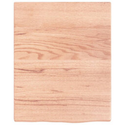 Berkfield Wall Shelf Light Brown 40X50X2 Cm Treated Solid Wood Oak - thumbnail 2