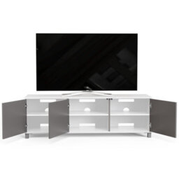 Frank Olsen Grey And White Tv Cabinet With Intelligent Eye And Alexa Or App Operated Led Mood Lighting - thumbnail 5