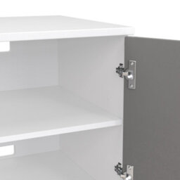 Frank Olsen Grey And White Tv Cabinet With Intelligent Eye And Alexa Or App Operated Led Mood Lighting - thumbnail 6