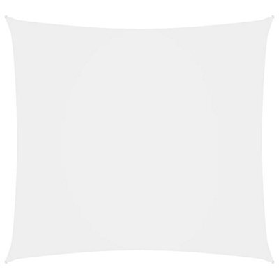 Berkfield Sunshade Sail Oxford Fabric Square 7X7 M White - image 1