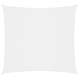Berkfield Sunshade Sail Oxford Fabric Square 7X7 M White - thumbnail 1