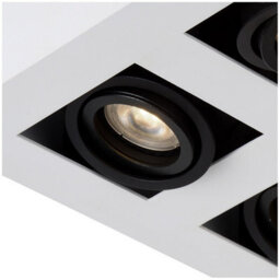 Lucide Xirax Modern Ceiling Spotlight - Led Dim To Warm - Gu10 - 4X5W 2200K/3000K - White - thumbnail 6