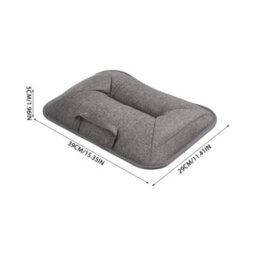 Living And Home Black Portable Laptop Table With Handle And Cushions - thumbnail 8