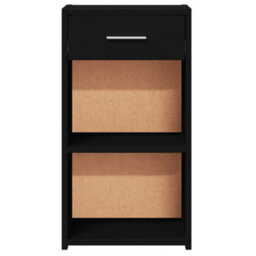 Berkfield Bedside Cabinets 2 Pcs Black 35X34X65 Cm Engineered Wood - thumbnail 6