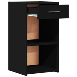 Berkfield Bedside Cabinets 2 Pcs Black 35X34X65 Cm Engineered Wood - thumbnail 5