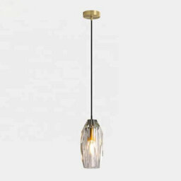 Nordic Brass Crystal Chandelier Luxury Pendant Light Ceiling Hanging Lamp Modern Gold Light For Living Dining Room