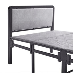 3Ft Single Folding Bed Home Office Guest Bed Platform With Headboard Footboard - thumbnail 1