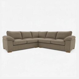 Amalfi Jumbo Cord 2C2 Corner Sofa Coffee