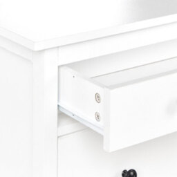 Wyld And Coco Nordichome White Mdf Shoe Storage Cabinet - 12-Pair Hallway Organizer, 2 Compartments, W89 X D30 X H127Cm - thumbnail 7