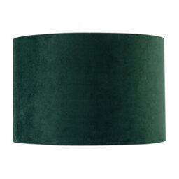 Happy Homewares Forest Green Velvet Lamp Shade With Inner Shiny Gold Palm Tree Design - thumbnail 8