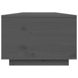 Berkfield Modern Coffee Table Grey 80X50X35.5 Cm Solid Wood Pine - thumbnail 8