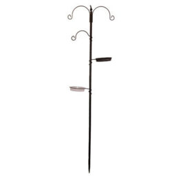 AB Tools Wild Bird Feeding Station Feeder Feed Station For Hanging Feeders Water Bath - thumbnail 1