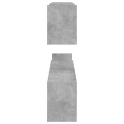 Vidaxl Wall Shelf 2 Pcs Concrete Grey 100X15X20 Cm Engineered Wood - thumbnail 6