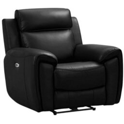 Furniture Instore Sienna Black Leather Aire 3+1 Seater Sofa Set - thumbnail 4