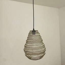 CGC Lighting Cgc Casablanca Medium Silver Mesh Morrocan Metal Ceiling Pendant Light And Lamp Shade - thumbnail 5