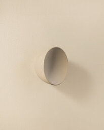 Cosmic Towel Hook, Coat Hook, Round Handle, Round Knob, Beige, Award-Winning Design, Geyser Collection - thumbnail 1