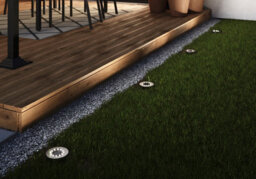 Gavea Multicolour Stainless Steel Effect Solar-Powered Integrated Led Outdoor Ground Light