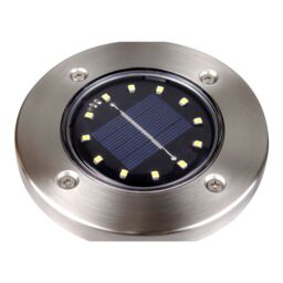 Gavea Multicolour Stainless Steel Effect Solar-Powered Integrated Led Outdoor Ground Light - thumbnail 8
