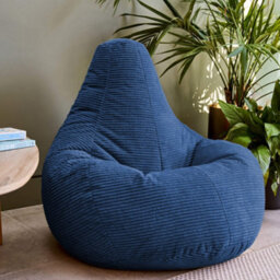 2 Pack Icon Gaming Bean Bag Recliner Jumbo Cord Denim - thumbnail 2