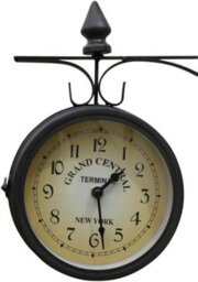 Grand Central Double Sided Garden Clock -For Outdoor Or Indoor Use. - thumbnail 1