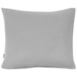 Beliani Duvet Cover Set Sumner 200 X 200 Cm Cotton Muslin Light Grey - thumbnail 6