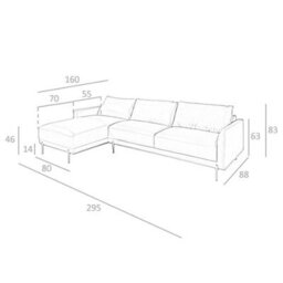 Angel Cerda Luxurious Left Chaise Longue Sofa In Black Leather - thumbnail 7