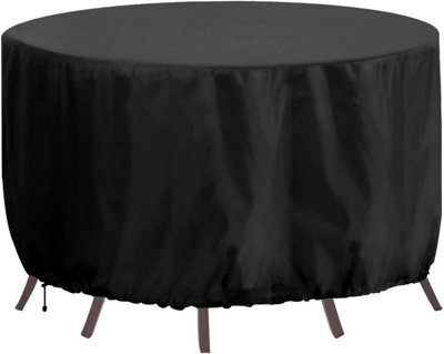 Durable Garden Furniture Cover - Waterproof, Windproof And Uv Resistant For Outdoor Table 180 X 80 Cm Black - image 1