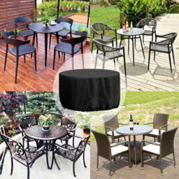 Durable Garden Furniture Cover - Waterproof, Windproof And Uv Resistant For Outdoor Table 180 X 80 Cm Black - thumbnail 5