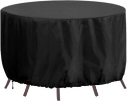 Durable Garden Furniture Cover - Waterproof, Windproof And Uv Resistant For Outdoor Table 180 X 80 Cm Black - thumbnail 1