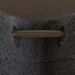 "OHS Teddy Fleece Eyelet Curtains Thermal Pair Ready Made, Grey - 66"" X 90""" - thumbnail 5