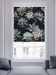 Lister Cartwright Cacti Design Blackout Roller Blinds Child Safety Included Floral Design, 120 X 140 Cm - thumbnail 2
