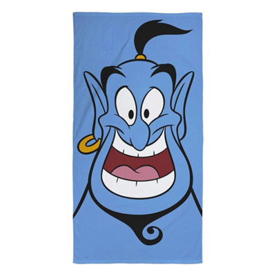 Aladdin Genie Cotton Towel Blue (One Size)