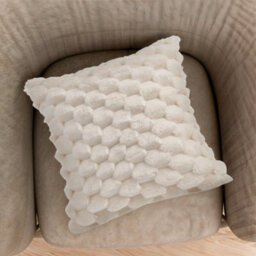 Thehotsale Set Of 2 Cozy Soft Plush Throw Pillow Cushion Covers Pillowcases Without Insert White Beige - thumbnail 3
