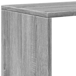 Berkfield Room Divider Bookcase 4-Tier Grey Sonoma 131.5X29X131.5 Cm Engineered Wood - thumbnail 9