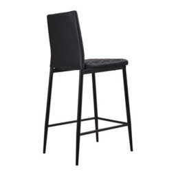 2X Pub Breakfast Bar Stool Pu Padded High Chair Kitchen Island Counter Barstools - thumbnail 1
