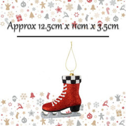 Christmas Decoration Xmas Skate X 1 12. 5Cm X 11Cm X 3. 5Cm Xmas Skate - thumbnail 2