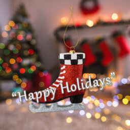 Christmas Decoration Xmas Skate X 1 12. 5Cm X 11Cm X 3. 5Cm Xmas Skate - thumbnail 4